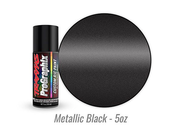 Traxxas Body paint, ProGraphixÔøΩ, metallic black (5oz)