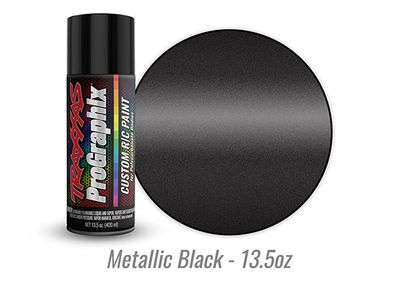 Traxxas Body paint, ProGraphixÔøΩ, metallic black (13.5oz)
