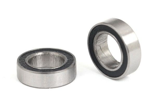 Traxxas Ball bearings, black rubber sealed (6x10x3mm) (2)