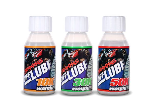 TRA5136X, Traxxas Differential Oil Kit (10K, 30K, 50K)