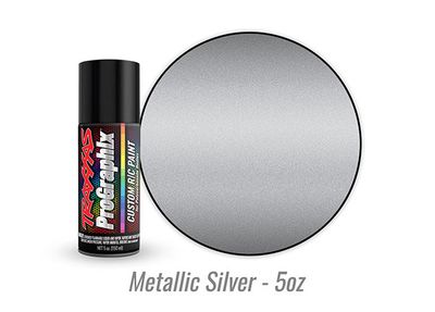 Traxxas Body paint, ProGraphixÔøΩ, metallic silver (5oz)