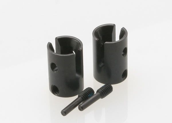 TRA5153R, Traxxas Drive cups, inner (2) Revo (steel constant-velocity driveshafts)