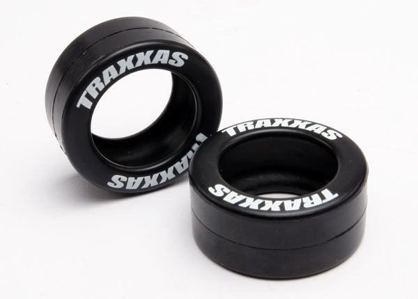 Traxxas Tires, rubber (2) (fits TraxxasÔøΩ wheelie bar wheels)