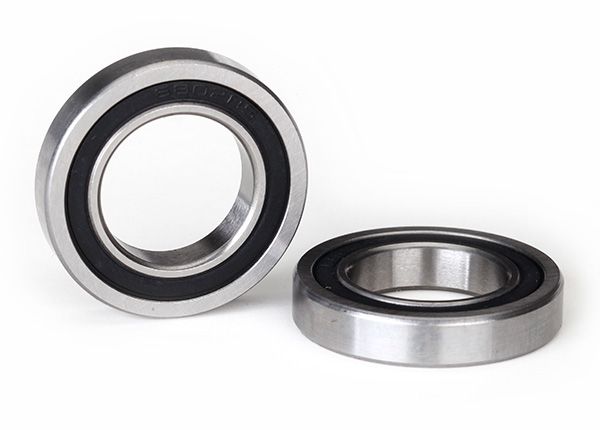 Traxxas Ball Bearing, black rubber sealed (15x26x5) (2)