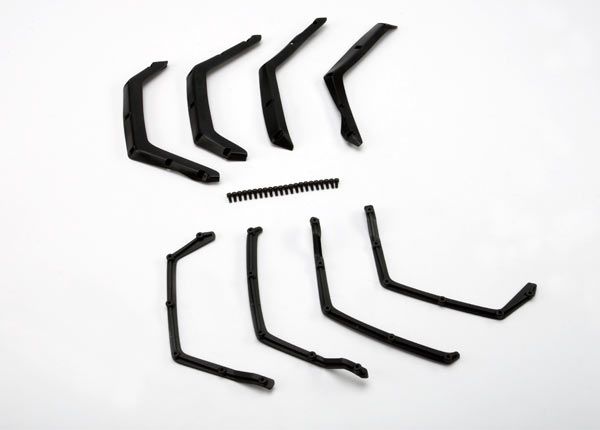 Traxxas Fender flares, front &amp; rear (4)/ fender flare retainers, front &amp; rear (4)/ 2.5x6mm CS (22)