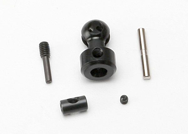 Traxxas Differential CV output drive (machined steel) (1)/ screw pin (with threadlock) (1)/ cross pin (1)/ drive pin (1)/ set screw (1)