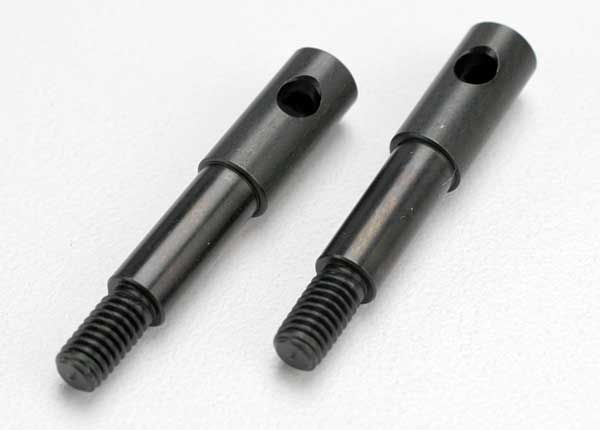 Traxxas Wheel spindles, front (left &amp; right) (2)