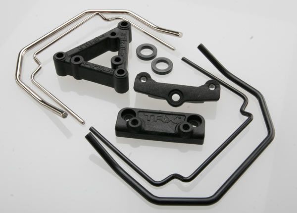 Traxxas Sway bar mounts (front &amp; rear) (RevoÔøΩ)/ sway bar wires (front &amp; rear) (4)/ drill guide/ spacers