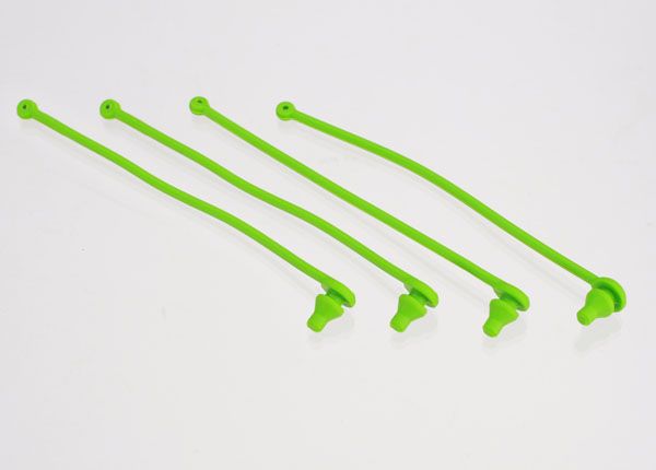 Traxxas Body clip retainer, green (4)