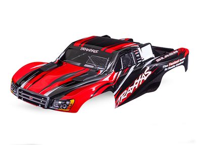 Traxxas Body, Slash 4X4 (also fits Slash VXL &amp; Slash 2WD), red (painted, decals applied)
