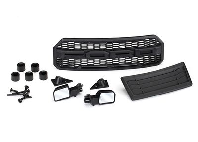 Traxxas Body accessories kit, 2017 Ford RaptorÔøΩ (includes grille, hood insert, side mirrors, &amp; mounting hardware)