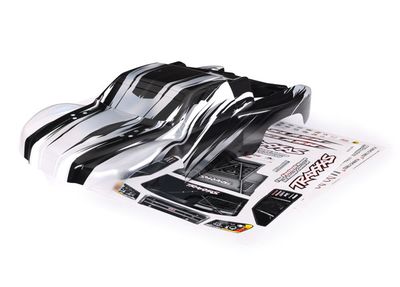 Traxxas Body, Slash 4X4, ProGraphix (also fits Slash VXL &amp; Slash 2WD) (graphics are printed, requires paint &amp; final color application)/ decal sheet