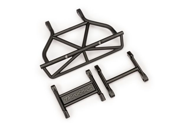 TRA5836, Traxxas Slash 2WD Black Rear Bumper with Mount