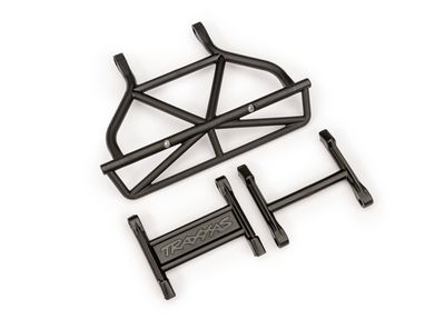 TRA5836, Traxxas Slash 2WD Black Rear Bumper with Mount