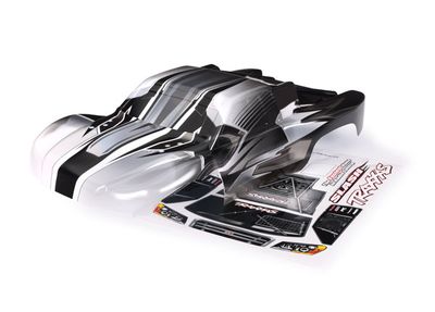 Traxxas Body, Slash 2WD, ProGraphix (also fits Slash VXL &amp; Slash 4X4) (graphics are printed, requires paint &amp; final color application)/ decal sheet-1