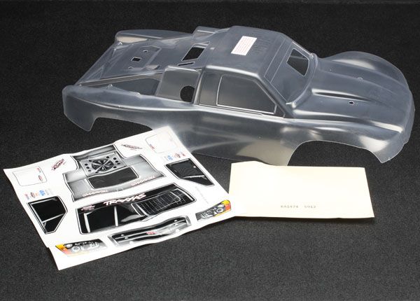 TRA5912, Traxxas Body, Slayer Pro 4X4 (clear, requires painting)/ window mask/ decal sheet