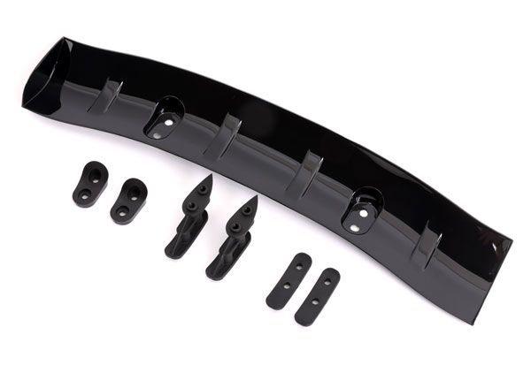 Traxxas Wing (LexanÔøΩ)/ wing washers (left &amp; right)/ wing mounts (2)/ washers (2)