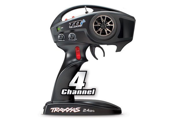 TRA6530X, Traxxas Transmitter, TQi Traxxas Link enabled, 2.4GHz high output, 4-channel (transmitter only)