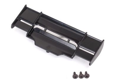Traxxas Wing, RustlerÔøΩ 4X4 (black)/ 3x8 FCS (3)