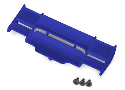 Traxxas Wing, RustlerÔøΩ 4x4 (blue)/ 3x8 FCS (3)