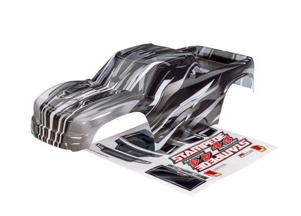 Traxxas Body, StampedeÔøΩ 4X4 Brushless, ProGraphixÔøΩ (graphics are printed, requires paint &amp; final color application)/ decal sheet