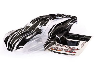 Traxxas Body, Rustler 4X4, ProGraphix (graphics are printed, requires paint &amp; final color application)/ decal sheet