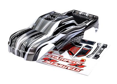 Traxxas Body, StampedeÔøΩ 4X4, ProGraphixÔøΩ (graphics are printed, requires paint &amp; final color application)/ decal sheet-2