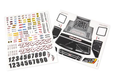 Traxxas Decal sheet, SlashÔøΩ 4X4-1