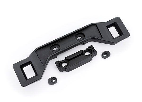 Traxxas Body mount, front/ adapter, front/ inserts (2) (for clipless body mounting)-1