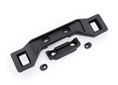 Traxxas Body mount, front/ adapter, front/ inserts (2) (for clipless body mounting)-1