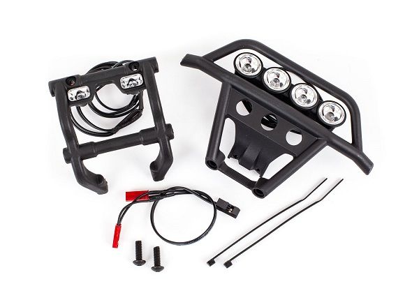 Traxxas LED light set, complete (includes front and rear bumpers with LED light bar, rear LED harness, &amp; BEC Y-harness) (fits 4WD StampedeÔøΩ)