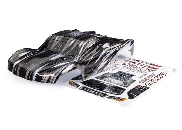 Traxxas Body, Slash 4X4, ProGraphix (graphics are printed, requires paint &amp; final color application)/ decal sheet
