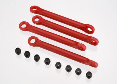 Traxxas Push rod (molded composite) (4)/ hollow balls (8) (1/16 Slash)