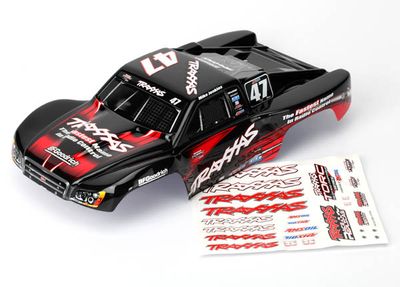 Traxxas Body, Mike Jenkins #47, 1/16 Slash (painted, decals applied)