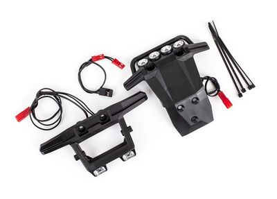 TRA6793, Traxxas LED light set, complete (includes front and rear bumpers with LED light bar, rear LED harness, &amp; BEC Y-harness) (fits 4WD Rustler)