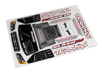 Traxxas Decal sheet, SlashÔøΩ 4X4