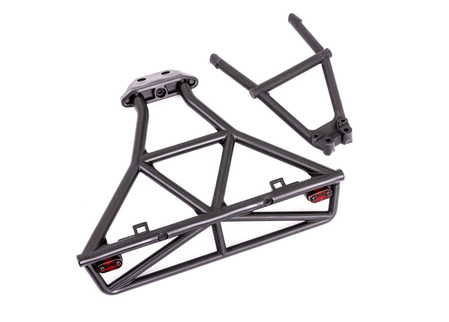 Traxxas Bumper, rear / bumper mount (fits Slash 4X4) (for LED light kit installation)