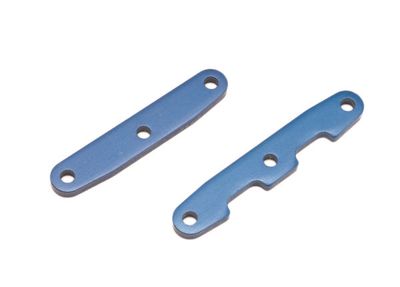 TRA6823, Traxxas Slash 4x4 Aluminum Bulkhead Front &amp; Rear Tie Bar Set (Blue)
