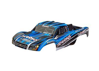 Traxxas Body, Slash 4X4 (also fits Slash VXL &amp; Slash 2WD), blue (painted, decals applied) (assembled with front &amp; rear latches for clipless mounting)-1