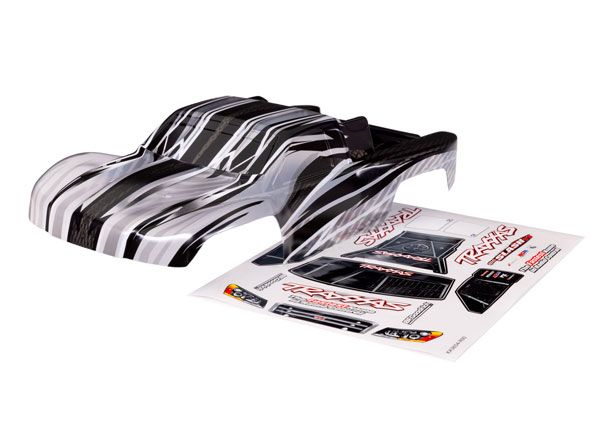Traxxas Body, 1/16 SlashÔøΩ 4X4, ProGraphixÔøΩ (graphics are printed, requires paint &amp; final color application)/ decal sheet
