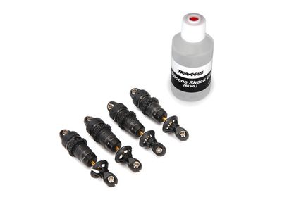TRA7061X, Traxxas Shocks, GTR hard anodized, PTFE-coated bodies with TiN shafts (fully assembled, without springs) (4)