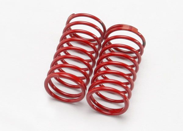 Traxxas Spring, shock (GTR) (0.82 rate, double orange) (1 pair)