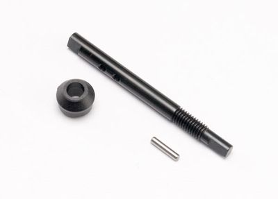 Traxxas Input shaft (slipper shaft)/ bearing adapter (1)/ pin (1)