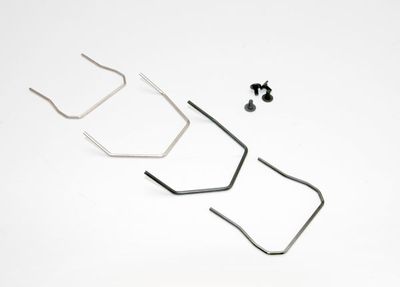 Traxxas Wires, sway bar (front &amp; rear, hard &amp; soft) (Slash 4X4)/ 3x6 FCS (4)