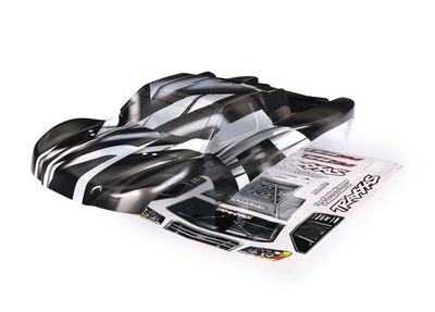 Traxxas Body, Slash 4X4, ProGraphix (also fits Slash VXL &amp; Slash 2WD) (graphics are printed, requires paint &amp; final color application)/ decal sheet-1