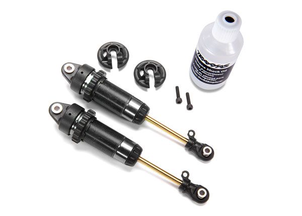 TRA7462X, Traxxas GTR XX-Long Hard Anodized Shocks (2) (Rear)