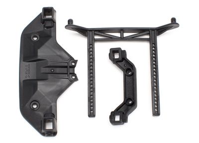 TRA7415X, Traxxas Body mounts, front &amp; rear/ body post, rear (1)