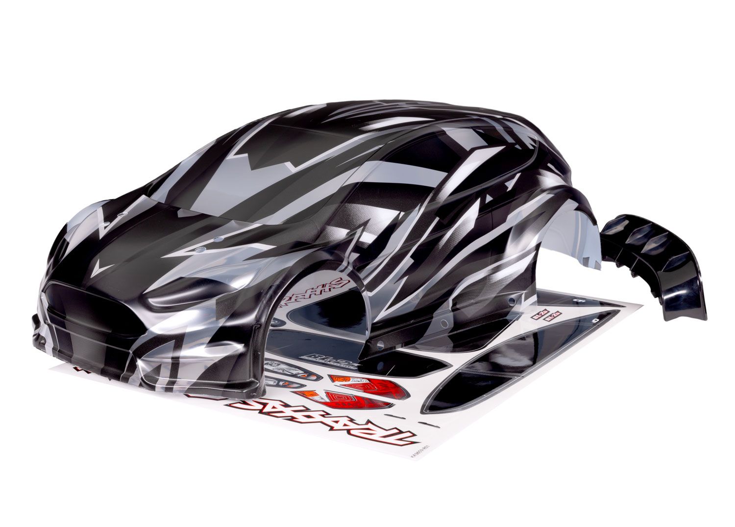 TRA7418X, Traxxas ProGraphix Body, Ford Fiesta ST Rally Brushless