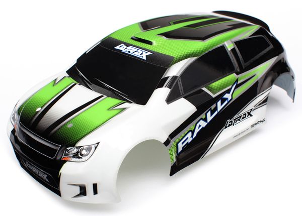 Traxxas Body, LaTrax Rally, green (painted)/ decals