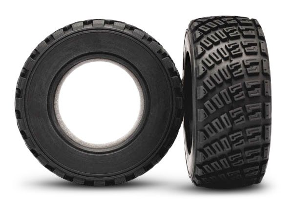Traxxas Tires, gravel pattern, S1 compound (2)/ foam inserts (2)